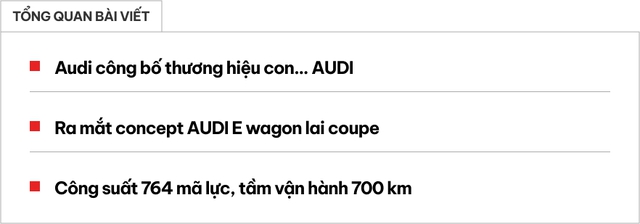 Audi ra mắt thương hiệu con mới với tên… AUDI: Logo mới, thiết kế khác hẳn, khung gầm phát triển cùng hãng Trung Quốc- Ảnh 1.