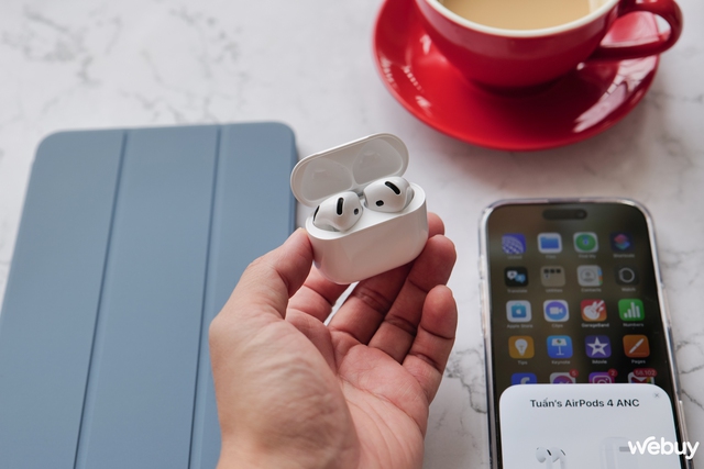 Trải nghiệm AirPods 4 ANC: Nhỏ hơn, nhẹ hơn và tốt hơn- Ảnh 5.