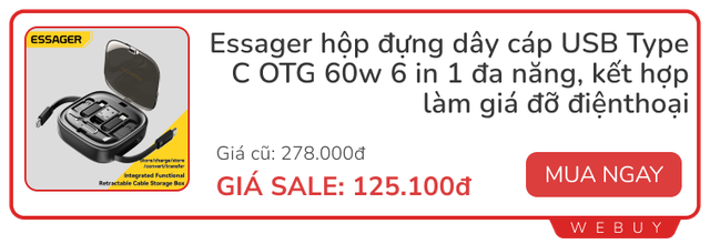 20 deal sale tưng bừng dịp đầu năm: Đồng hồ thông minh, tai nghe, màn hình, củ sạc, Mitag... chỉ từ 57.000đ- Ảnh 5.