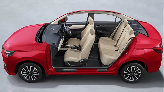 Ảnh chi tiết Honda Amaze vừa ra mắt: Sedan cỡ A đầu giống HR-V, đuôi giống City, máy xăng 1.2L mạnh 89 mã lực- Ảnh 10. Ảnh chi tiết Honda Amaze vừa ra mắt: Sedan cỡ A đầu giống HR-V, đuôi giống City, máy xăng 1.2L mạnh 89 mã lực- Ảnh 10.