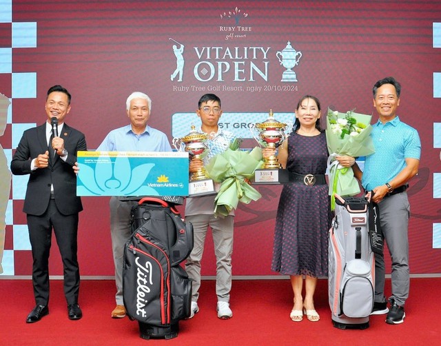 Giải gôn Vitality Golf Tournament 2024 tổ chức thành công trên sân gôn đẳng cấp Ruby Tree Golf Resort- Ảnh 3.