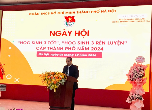 Ngày hội "Học sinh 3 rèn luyện", "Học sinh 3 tốt" cấp Thành phố năm 2024 thu hút gần 1.300 em học sinh tham gia- Ảnh 1.