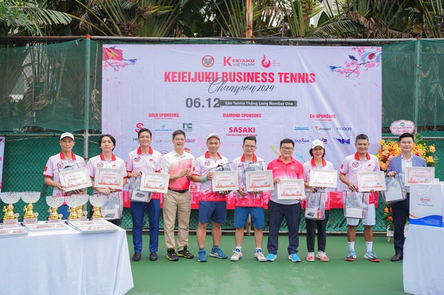 Giải Tennis Keieijuku 2024: Sự kiện đặc biệt kỷ niệm 15 năm Keieijuku Việt Nam- Ảnh 3.