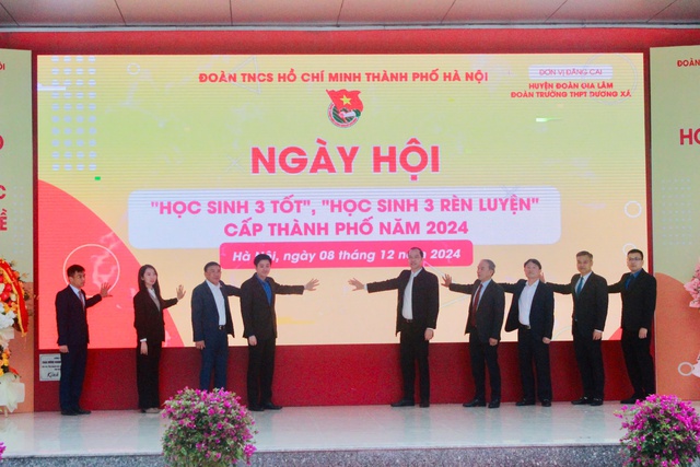 Ngày hội "Học sinh 3 rèn luyện", "Học sinh 3 tốt" cấp Thành phố năm 2024 thu hút gần 1.300 em học sinh tham gia- Ảnh 3.