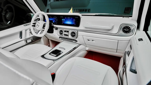 Mercedes-Benz tặng G-Class điện cho Giáo hoàng làm xe di chuyển: Thiết kế lạ mắt, dễ là chiếc Popemobile mạnh nhất lịch sử- Ảnh 5. Mercedes-Benz tặng G-Class điện cho Giáo hoàng làm xe di chuyển: Thiết kế lạ mắt, dễ là chiếc Popemobile mạnh nhất lịch sử- Ảnh 5.