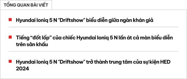 Hyundai Ioniq 5 N mạnh như siêu xe drift cực cháy giữa ngàn khán giả TP.HCM, xe điện nhưng 'giật tê người' sướng như xe xăng- Ảnh 1. Hyundai Ioniq 5 N mạnh như siêu xe drift cực cháy giữa ngàn khán giả TP.HCM, xe điện nhưng 'giật tê người' sướng như xe xăng- Ảnh 1.