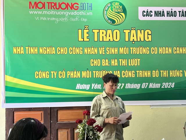 Khánh thành nhà tình nghĩa cho nữ công nhân vệ sinh môi trường tỉnh Hưng Yên- Ảnh 9.