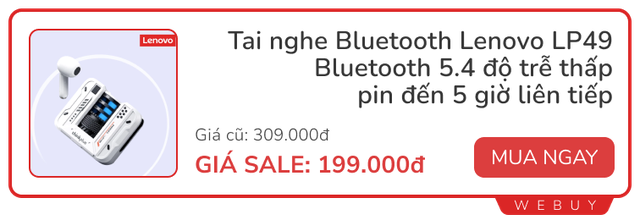 Sale giữa tháng: Tai nghe có màn hình cảm ứng Hoco 319.000đ, Smarttag chuẩn Apple 169.000đ, loa Capybara 241.000đ...- Ảnh 1.