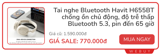 Sale giữa tháng: Tai nghe có màn hình cảm ứng Hoco 319.000đ, Smarttag chuẩn Apple 169.000đ, loa Capybara 241.000đ...- Ảnh 6.