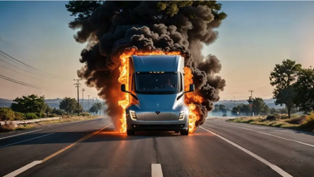 Vụ cháy đầu tiên của xe tải điện Tesla Semi: Cần 190.000 lít nước, 14 giờ để dập tắt!- Ảnh 2.