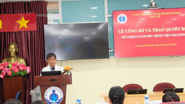 Bệnh viện Nhi đồng 1 công bố tân Giám đốc nhiệm kỳ 2025 – 2030- Ảnh 2.