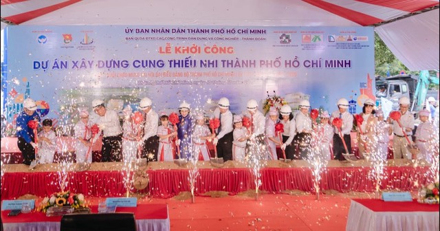 Lễ khởi công Dự án cung thiếu nhi Tp. Hồ Chí Minh - Biểu tượng mới cho tuổi thơ thành phố- Ảnh 1. Lễ khởi công Dự án cung thiếu nhi Tp. Hồ Chí Minh - Biểu tượng mới cho tuổi thơ thành phố- Ảnh 1.