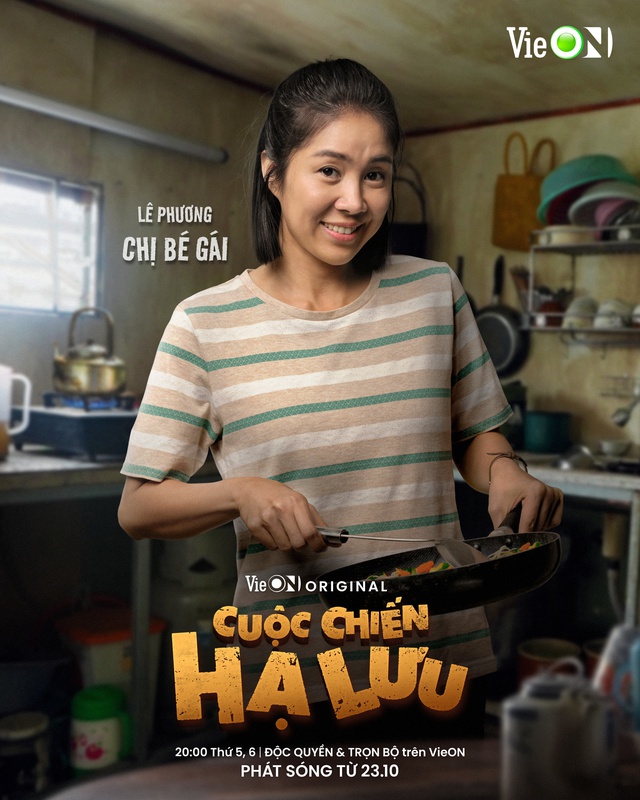 Phim "Cuộc chiến hạ lưu": Lê Phương “chợ búa” chưa từng thấy khi đóng vai “vợ nhặt” của Thái Hòa- Ảnh 1.