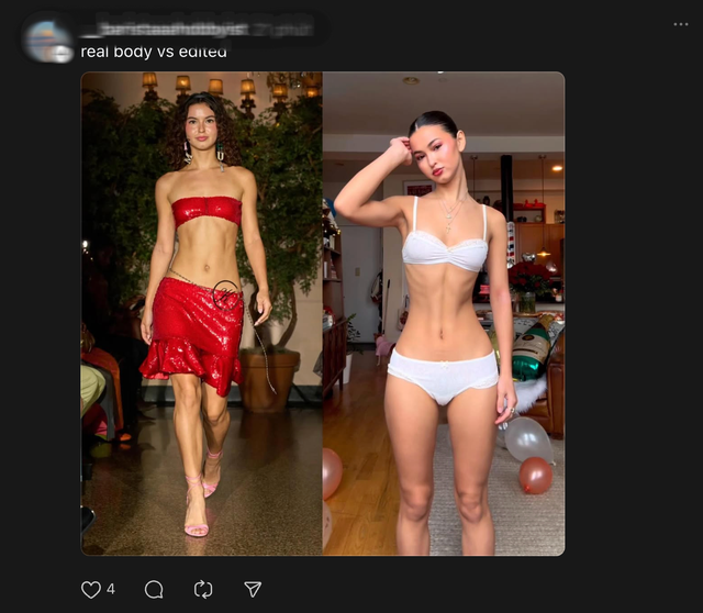 Hot girl mạng có thân hình xẹp lép bị vạch trần sở thích bóp hình tới mức dị dạng- Ảnh 4.