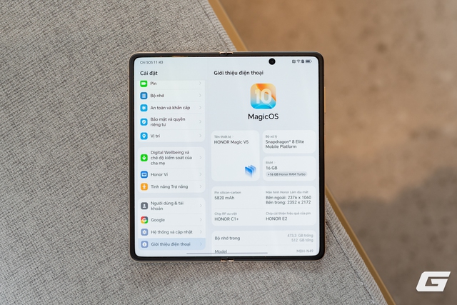 Trải nghiệm HONOR Magic V5: Cuộc đua thêm phần khốc liệt khi lựa chọn điện thoại gập đã không cần phải đánh đổi- Ảnh 26. Trải nghiệm HONOR Magic V5: Cuộc đua thêm phần khốc liệt khi lựa chọn điện thoại gập đã không cần phải đánh đổi- Ảnh 26.