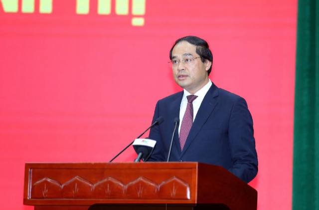 Đồng chí Trịnh Xuân Trường, Bí thư Tỉnh ủy Thái Nguyên phát biểu tại hội nghị. Đồng chí Trịnh Xuân Trường, Bí thư Tỉnh ủy Thái Nguyên phát biểu tại hội nghị.