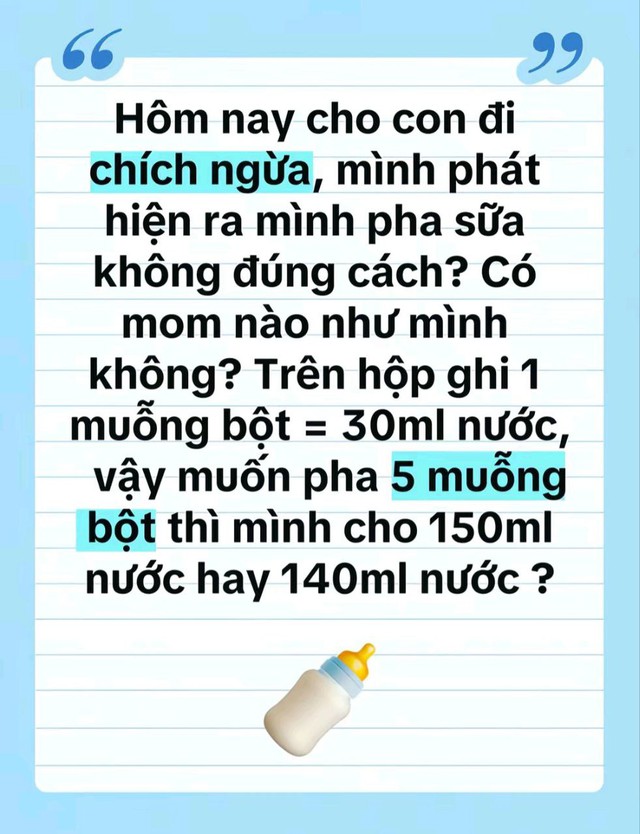 Chủ đề đang khiến các mẹ tranh cãi nảy lửa: “1 muỗng sữa = 30ml” nghĩa là gì? Pha sữa thế nào mới đúng?- Ảnh 1. Chủ đề đang khiến các mẹ tranh cãi nảy lửa: “1 muỗng sữa = 30ml” nghĩa là gì? Pha sữa thế nào mới đúng?- Ảnh 1.