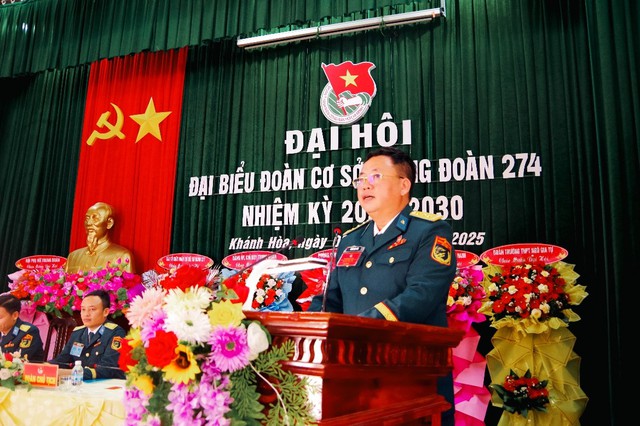 Đoàn cơ sở Trung đoàn 274 tổ chức Đại hội đại biểu nhiệm kỳ 2025-2030- Ảnh 1.