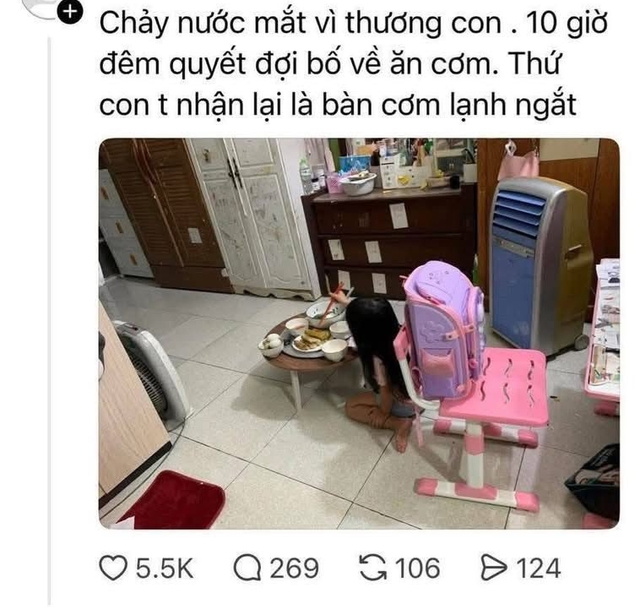 Bà mẹ kể chuyện thương con vì đợi cơm đến 10h tối mà bố không về gây tranh cãi: Hãy dạy con chủ động trong cảm xúc, đừng chờ đợi sự thương hại!- Ảnh 1.