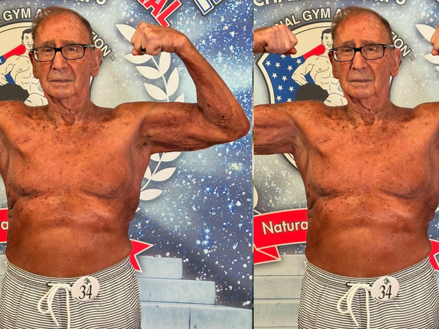 Bí quyết trường thọ của VĐV thể hình lớn tuổi nhất thế giới vô địch ở tuổi 100!- Ảnh 1. Bí quyết trường thọ của VĐV thể hình lớn tuổi nhất thế giới vô địch ở tuổi 100!- Ảnh 1.