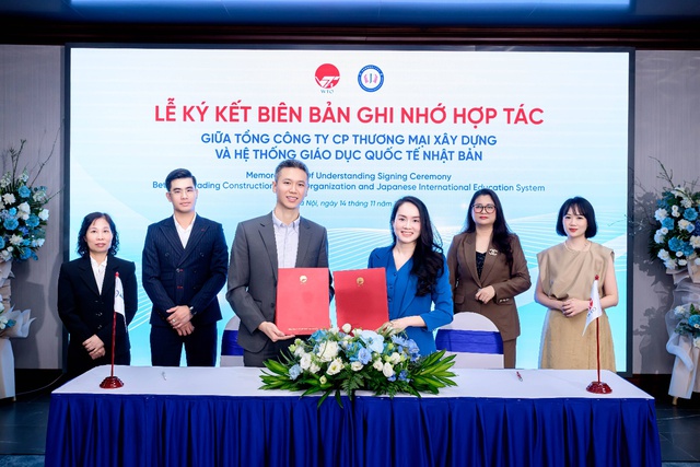 Tổng công ty WTO và JIES ký kết biên bản ghi nhớ hợp tác cung cấp dịch vụ Trường Mầm non Nhật Bản - Hinode
- Ảnh 2. Tổng công ty WTO và JIES ký kết biên bản ghi nhớ hợp tác cung cấp dịch vụ Trường Mầm non Nhật Bản - Hinode
- Ảnh 2.