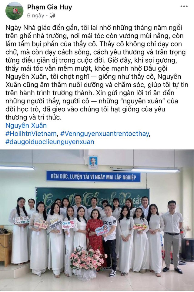 Trend khoe ảnh với thầy cô đang bùng nổ MXH: Đôi ba bức hình mà có ngay một "vé về tuổi học trò"!- Ảnh 2.