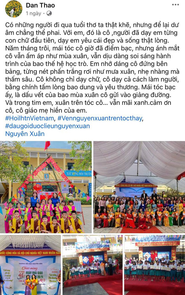 Trend khoe ảnh với thầy cô đang bùng nổ MXH: Đôi ba bức hình mà có ngay một "vé về tuổi học trò"!- Ảnh 4.