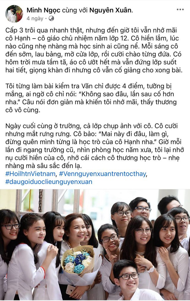 Trend khoe ảnh với thầy cô đang bùng nổ MXH: Đôi ba bức hình mà có ngay một "vé về tuổi học trò"!- Ảnh 1.