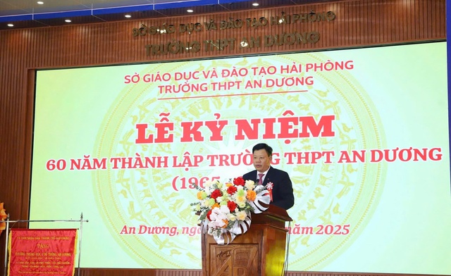 Kỷ niệm 60 năm thành lập Trường THPT An Dương: Dấu son truyền thống – Động lực vươn tầm tương lai- Ảnh 1. Kỷ niệm 60 năm thành lập Trường THPT An Dương: Dấu son truyền thống – Động lực vươn tầm tương lai- Ảnh 1.
