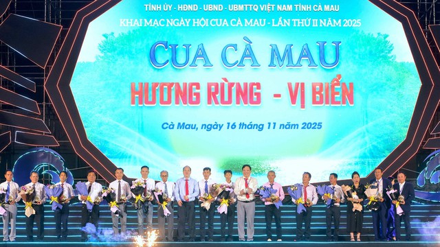 Lễ khai mạc ngày hội Cua Cà Mau lần thứ II năm 2025: Tôn vinh “Hương rừng – Vị biển” xứ đất mũi- Ảnh 2.