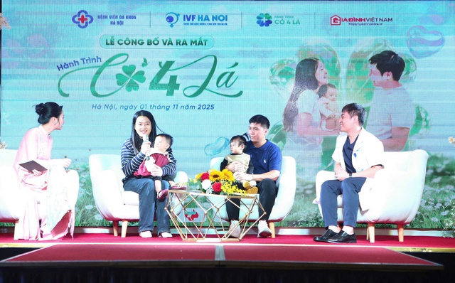 "Hành trình cỏ bốn lá" sẽ trao cơ hội, gieo hy vọng cho hàng nghìn gia đình mong con trên hành trình đi tìm phép màu của sự sống.- Ảnh 1.