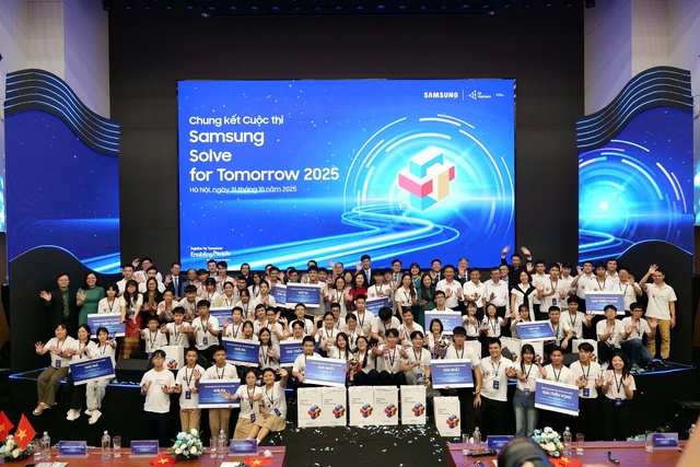 Tổng kết và công bố kết quả cuộc thi Samsung Solve for Tomorrow 2025- Ảnh 3. Tổng kết và công bố kết quả cuộc thi Samsung Solve for Tomorrow 2025- Ảnh 3.