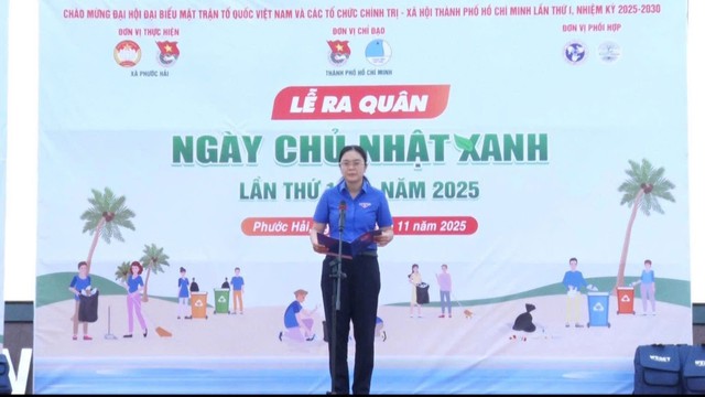 Dấu ấn “Xanh” của tuổi trẻ TP. Hồ Chí Minh tại Phước Hải: Lan tỏa Ngày Chủ nhật xanh lần thứ 163- Ảnh 2.