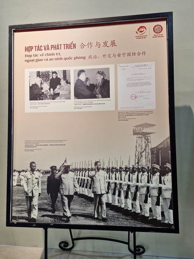 Khai mạc Triển lãm “Hợp tác hữu nghị Việt Nam - Trung Quốc từ tài liệu lưu trữ”- Ảnh 2.