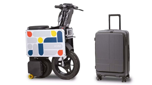 Chiếc xe máy điện gấp gọn như vali đang gây sốt: Nhỏ mà có võ- Ảnh 1.