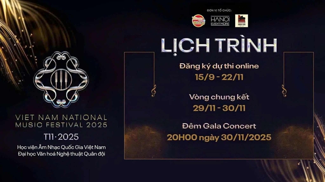 Hơn 400 thí sinh thi tài tại Liên hoan âm nhạc Quốc gia Vietnam National Music Festival 2025

- Ảnh 2.