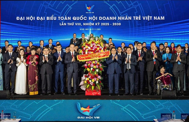 Thủ tướng Chính phủ Phạm Minh Chính dự Đại hội đại biểu toàn quốc Hội Doanh nhân trẻ Việt Nam lần thứ VIII, nhiệm kỳ 2025 – 2030- Ảnh 2.