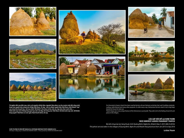 Câu chuyện bằng ảnh Lúa gặt rồi để lại rơm thơm - Lê Đức Thành. Câu chuyện bằng ảnh Lúa gặt rồi để lại rơm thơm - Lê Đức Thành.