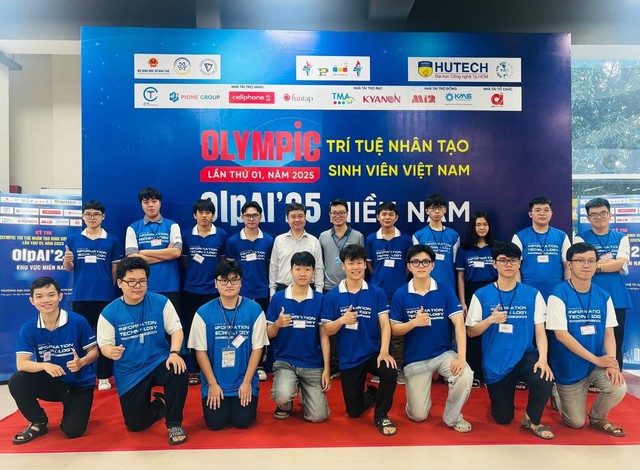 Sinh viên Khoa Công nghệ Thông tin đạt thành tích xuất sắc tại Kỳ thi Olympic Trí tuệ Nhân tạo Sinh viên Việt Nam 2025 (OlpAI’25)- Ảnh 1. Sinh viên Khoa Công nghệ Thông tin đạt thành tích xuất sắc tại Kỳ thi Olympic Trí tuệ Nhân tạo Sinh viên Việt Nam 2025 (OlpAI’25)- Ảnh 1.