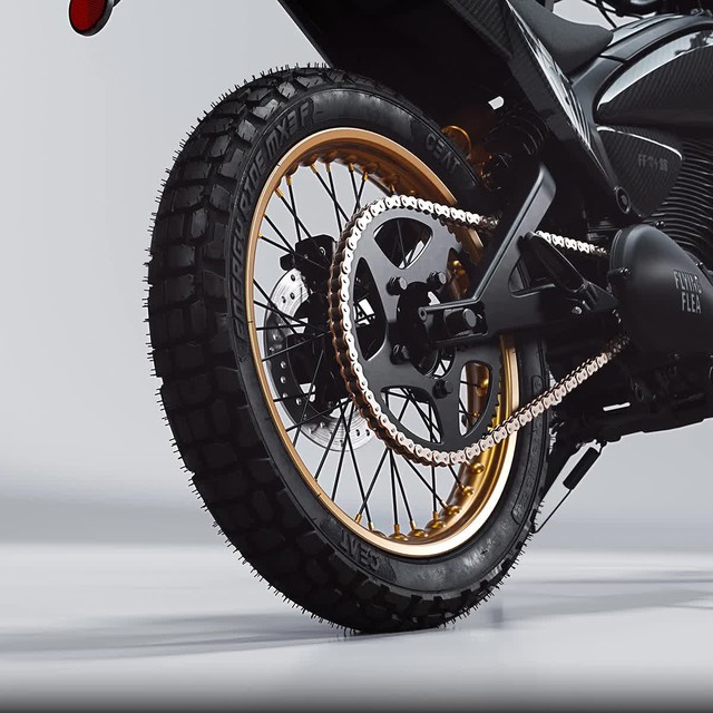 Royal Enfield Flying Flea S6: Xe máy điện scrambler đậm chất hoài cổ sắp ra mắt, hứa hẹn thay đổi cuộc chơi xe địa hình điện- Ảnh 3.