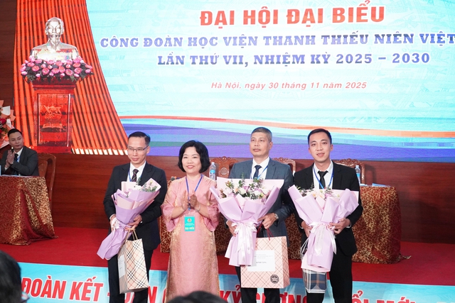 Đại hội đại biểu Công đoàn Học viện Thanh thiếu niên Việt Nam thành công tốt đẹp- Ảnh 7.