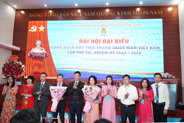 Đại hội đại biểu Công đoàn Học viện Thanh thiếu niên Việt Nam thành công tốt đẹp- Ảnh 6.