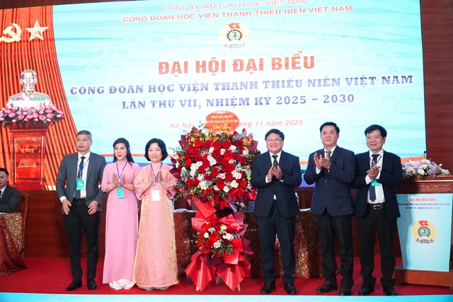 Đại hội đại biểu Công đoàn Học viện Thanh thiếu niên Việt Nam thành công tốt đẹp- Ảnh 4.