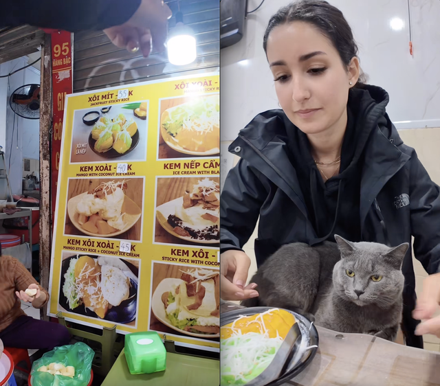 Ăn xôi xoài ở Hà Nội, khách Tây hoảng hốt khi thấy sự khác lạ trong màu sắc của gạo- Ảnh 1. Ăn xôi xoài ở Hà Nội, khách Tây hoảng hốt khi thấy sự khác lạ trong màu sắc của gạo- Ảnh 1.