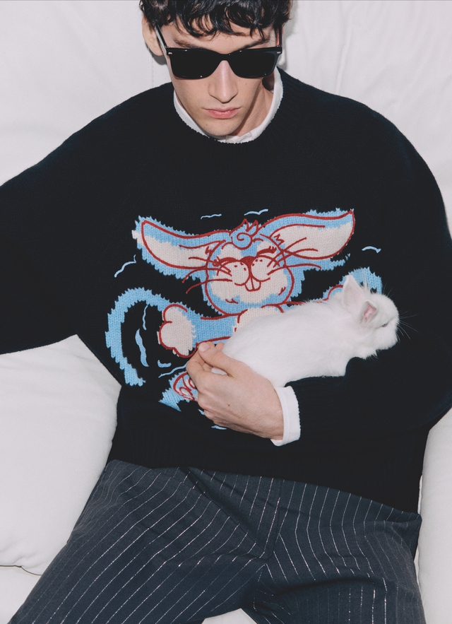 Vườn thỏ đặc sắc mùa lễ hội: Khi ký ức tuổi thơ trở lại trên từng lớp vải- Ảnh 1.