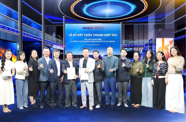 Tạp ch&iacute; Thanh ni&ecirc;n k&yacute; kết hợp t&aacute;c truyền th&ocirc;ng với C&ocirc;ng ty CP Truyền th&ocirc;ng v&agrave; Giải tr&iacute; Vicgroup- Ảnh 4.