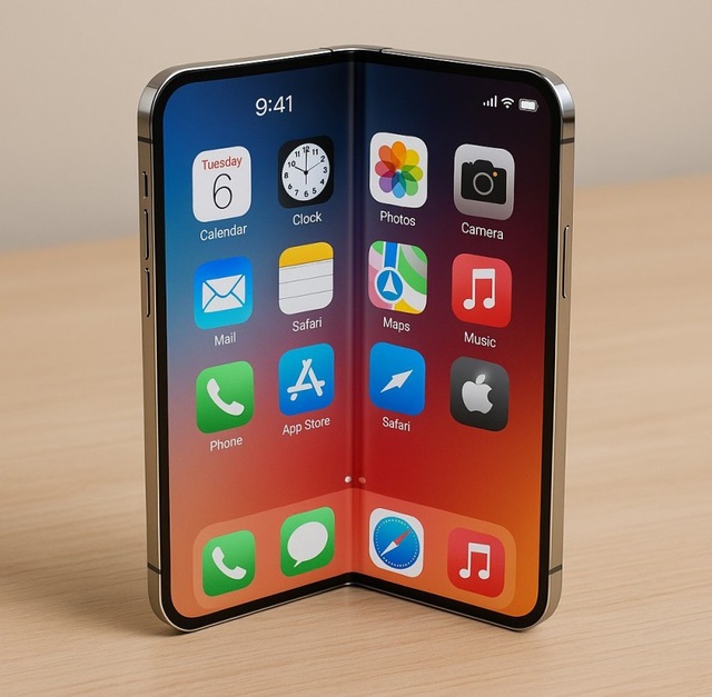 Tiếp tục lộ th&ecirc;m nhiều chi tiết về iPhone Fold: Bất ngờ từ bỏ Face ID- Ảnh 1.