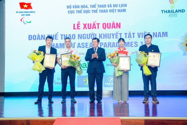 Herbalife Việt Nam đồng h&agrave;nh c&ugrave;ng Ủy Ban Paralympic Việt Nam tổ chức Lễ Xuất Qu&acirc;n của Đo&agrave;n Thể Thao Người Khuyết Tật Việt Nam tham dự ASEAN Para Games lần thứ 13 tại Th&aacute;i Lan- Ảnh 3.