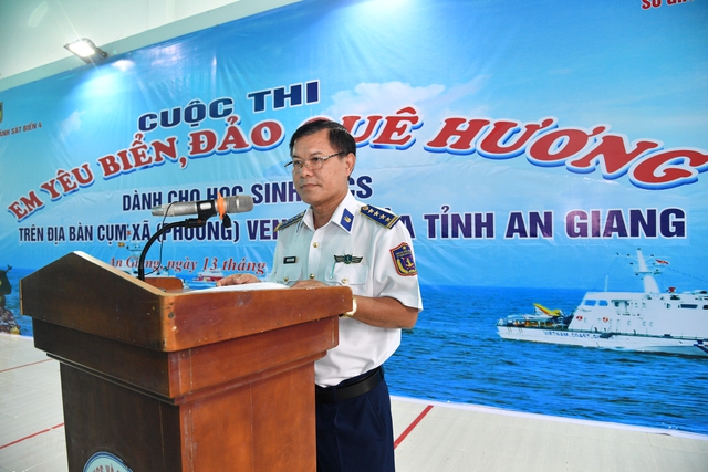 Lan toả t&igrave;nh y&ecirc;u biển đảo qu&ecirc; hương đến với c&aacute;c em học sinh phường Rạch Gi&aacute;, tỉnh An Giang- Ảnh 2.