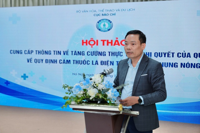 Ông Đặng Khắc Lợi – Phó Cục trưởng Cục Báo chí phát biểu khai mạc Hội thảo. Ông Đặng Khắc Lợi – Phó Cục trưởng Cục Báo chí phát biểu khai mạc Hội thảo.